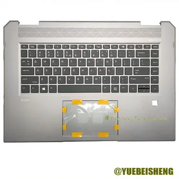 YUEBEISHENG New/Org За HP ZBook Studio X360 G5 акцент за ръцете, горната част на кутията американска клавиатура, тъчпад в събирането на