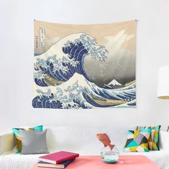 Великата вълна, с Гобеленовых тапети Канагавы в Спалнята