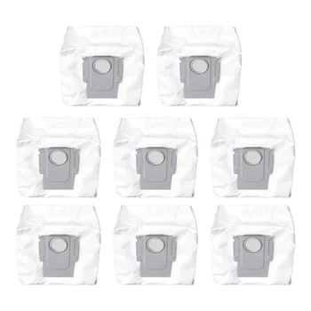 8 бр. торба за прах за Xiaomi Roborock S7 MaxV Ultra Q5 + Q7 + Q7 Max + Т8 Робот-прахосмукачка, кофа за боклук, резервни части