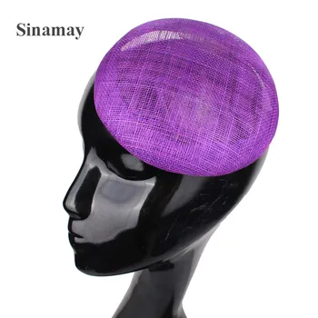 Продава Цветен Сватбен Wizard Sinamay С Бази в Размер на 15 см, Направен За Жени, Дамски шапки Ръчна изработка на Аксесоари За Сватби Булката, Шапки