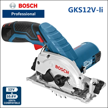 Bosch GKS 12V-LI Акумулаторна Електрически циркуляр Мултифункционален Нож, електрически инструменти и Корпус Преносим Дървообработващ Струг