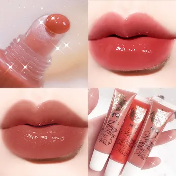 Водоустойчив Блясък за устни Матиран velvet блясък за устни Трайна глазура за устни Секси червен оттенък течно червило Корейски грим