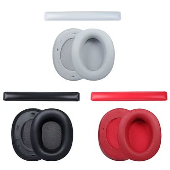 Кожени възглавнички за ушите Beam за слушалки Edifier W800BT, слушалки, калъфи от пяна с памет ефект, накладки за слушалки