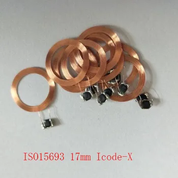 ISO15693 I * CODE2 COB макара 1024-битов ключови тагове, RFID чип за IC антена RF пасивна карта Диаметър 17 мм