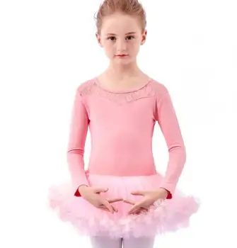 1 бр./лот, детски балетные танцови костюми, гимнастически трика за момичета, танцови, рокля-пакетче, дрехи за балерини с къс ръкав