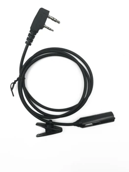 2-Пинов кабел за Преобразуване K1 3,5 мм Високоговорител за слушалки Baofeng 888S 5R UV82 8D 5RE 5RA Уоки-токи Идеален за слушалки