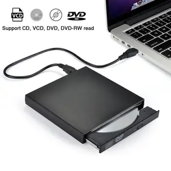 Устройство за запис на дискове, USB External DVD CD RW Combo Drive Reader за преносими КОМПЮТРИ с Windows 98/8/10