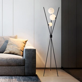 Креативен под лампа G9 за всекидневната, на дивана в спалнята, под лампа led с кованым топка, украса за торшера, штативная лампа
