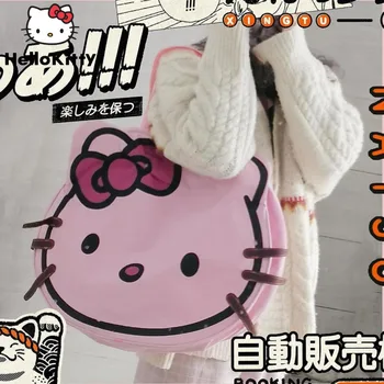 Пътна чанта Sanrio Hello Kitty, женски багаж, чанта за съхранение с голям капацитет, преносими лека водоустойчива чанта за студенти на къси разстояния