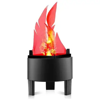 3D Лампа с изкуствен пламък, реалистичен панорамен ефект на пламъка, led лампа за огъня за украса на Коледната Коледно парти в клуб