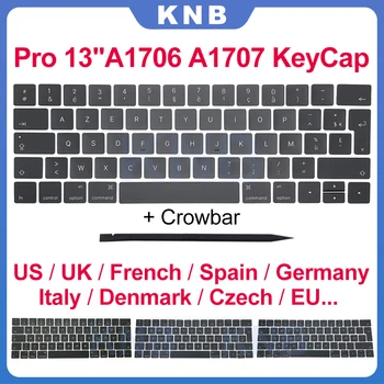Пълни Капачки за ключове САЩ Великобритания Испания Френски Корейски За Macbook Pro Retina 13 