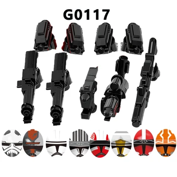 G0117 2023 Нови градивни елементи, играчки войници с оръжие, играчки с форма на глава, Коледни подаръци за деца