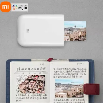 Xiaomi mijia AR Принтер 300 dpi Преносим Снимка Мини Джобен с DIY Share 500 ма фотопринтер pocket принтер, който работи с mijia