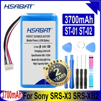 Батерията с голям капацитет HSABAT ST-01 ST-02 3700 mah за батериите Sony SRS-X3 SRS-XB2