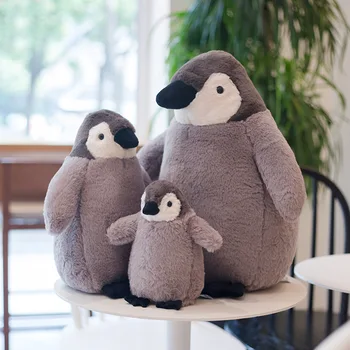 Скъпа мультяшная плюшен имитация играчки под формата на пингвин, меки аквариум животни, възглавница, бебешки играчки, подарък за момичетата за рожден Ден, украса на стаята