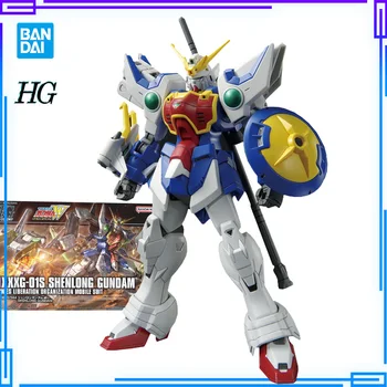 Мобилен Костюм ShenLong Gundam Wing HGAC 1/144 Bandai е Оригинална Фигурка Shen Long Gunpla на Модела Комплекти С Аниме Фигурки Подарък Бойфренду
