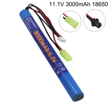 11,1 3000 mah 18650 lipo Батерия за AKKU Mini Airsoft Gun Battery Радиоуправляемая модел играчки аксесоари 3 S Воден Пистолет RC 11,1 В Lipo батерия