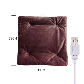 Есенно-зимния топло USB электронагреватель за автомобилния офис кресла, топло, домакински възглавница Cardriver, възглавници за седалки с подгряване 2022