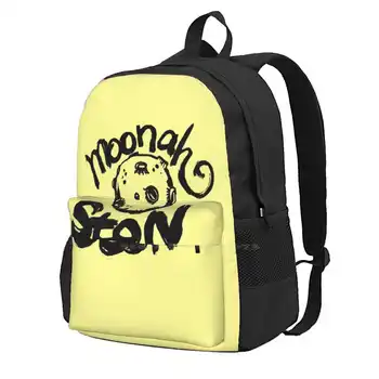 Moonah Ston Модерен пътен лаптоп, училище, раница, чанта Moonh Ston Робин Призраци