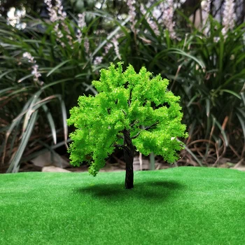 1/87 модел зелено дърво с височина до 8 см, 10 см, 15 см, строителен пясък маса, модел за извършване на работи, материал за производството на оформление на сцената, строителен комплект