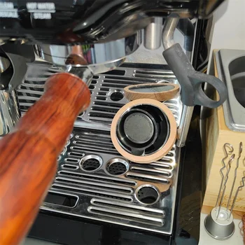 Обектив за еспресо, наблюдение на разхода, Дървена основа, Магнитно Устройство за подправяне на кафе, Отразяващо огледало, Инструменти за приготвяне на кафе, на дървена основа