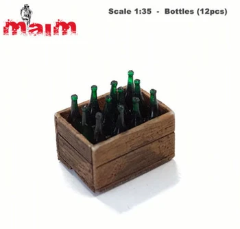В разглобено формата на 1/35 бутилки (12 бр.) актуална информация Фигурка Исторически комплект от смола умален модел неокрашенная