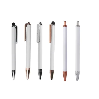 Висококачествена химикалка писалка за студенти, сублимационен печат заготовка за метален корпус, заготовки за дръжки, дръжка за реклама на поръчка, подарък