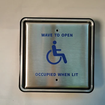 Безконтактен ключ за активиране Clearwave за тоалетна, стая за стари хора, двойно заключване с led подсветка