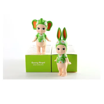 2 бр./компл. Сони Angel Bee & Flower Green., изм. Отлична PVC Фигурка Играчка са подбрани Модел Коледен Подарък За деца