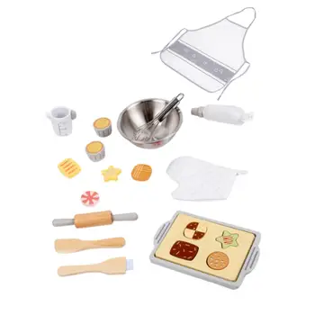 Кухненски играчка за печене, комплект за практическите упражнения, набор за приготвяне на храна, детски комплект за готвене, кухненски Монтесори играчки за деца, подарък за празниците