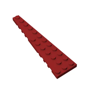 Градивни елементи, Съвместими с LEGO 47397 Клин, Плоча 12 x 3 от ляво на Технически Аксесоари MOC, Набор от части за сглобяване на Тухли направи си САМ