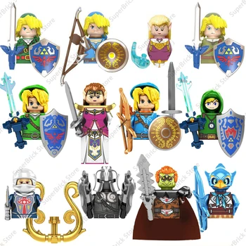 WM6053 Легендата за Зельде, мини-фигурки на принцеси Здрач, тухли, класически, детска фигурка, кукла, модел, строителни блокове, подарък играчка