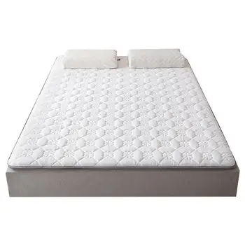 Матрак с латекс, измиване с мека възглавница тънка пролетно-лятна домакински двойно легло мат татами подложка за защита легла