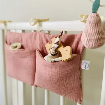 Новата преносима чанта за съхранение на бебешки легла, многофункционален Органайзер за леглото за Новородени, детско Спално Бельо, чанта за памперси