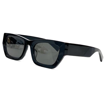 Реколта квадратни слънчеви очила Дамски слънчеви очила голям размер мъжки ретро Черни слънчеви очила нюанси Goggle UV400 Oculos De Sol