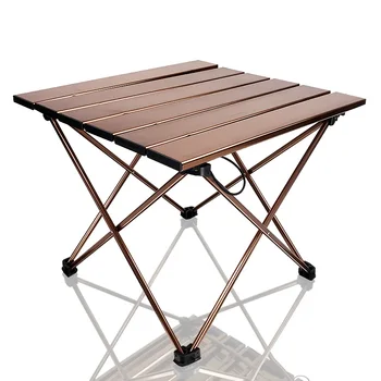 Да се улесни сгъваема маса за пикник на открито 7075 Маса за риболов от алуминиева сплав Маса за къмпинг Стол за пикник, самостоятелно ликвидация