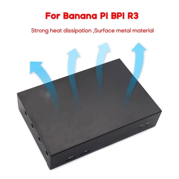за Banana Pi-BPI R3 Метален корпус - Само за Banana-Pi BPI-R3 Корпус Здрав-