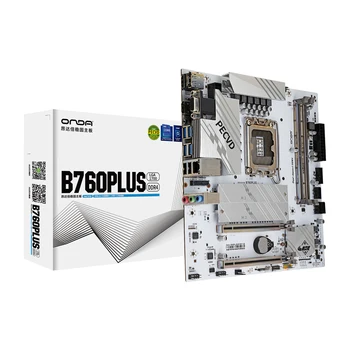 Дънна платка ONDA B760 PLUS LGA 1700 Поддържа процесор Intel 12/13-то поколение Памет DDR4 64G PCI-E 4.0 M. 2 VGA + HDM + DP-USB3.0 B760MM-ATX